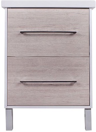 Sanflor Тумба под раковину Экко 60 орегон/белая – фотография-1